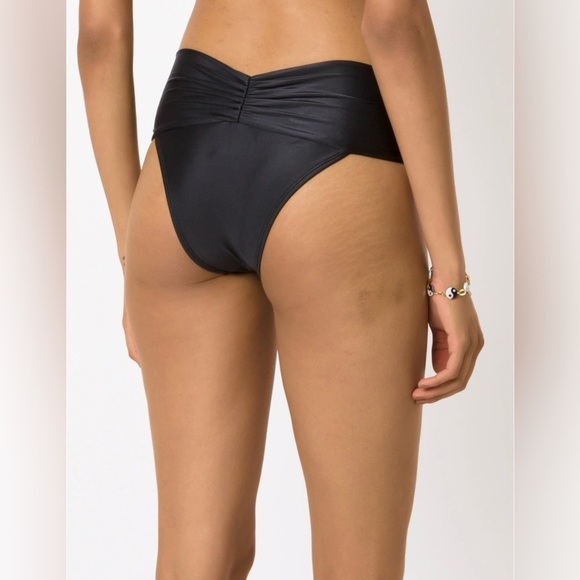 Lygia& Nanny Jasper ruched black bikini bottoms- NWT size 38- XS/2 - Picture 3 of 7